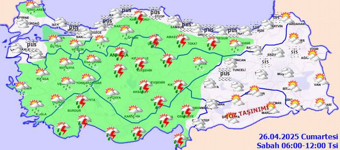 Meteoroloji illeri tek tek sayıp uyardı: Sağanak yağışa dikkat!