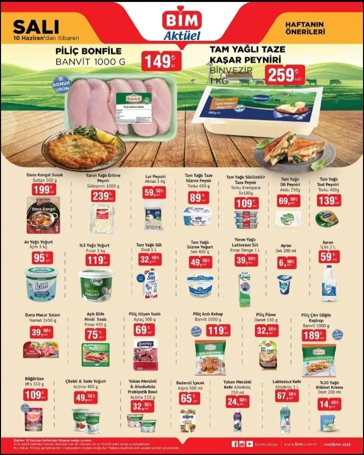 BİM 10 Haziran Salı Aktüel Ürünler Kataloğu yayımlandı! Bim’e bugün hangi ürünler geliyor?
