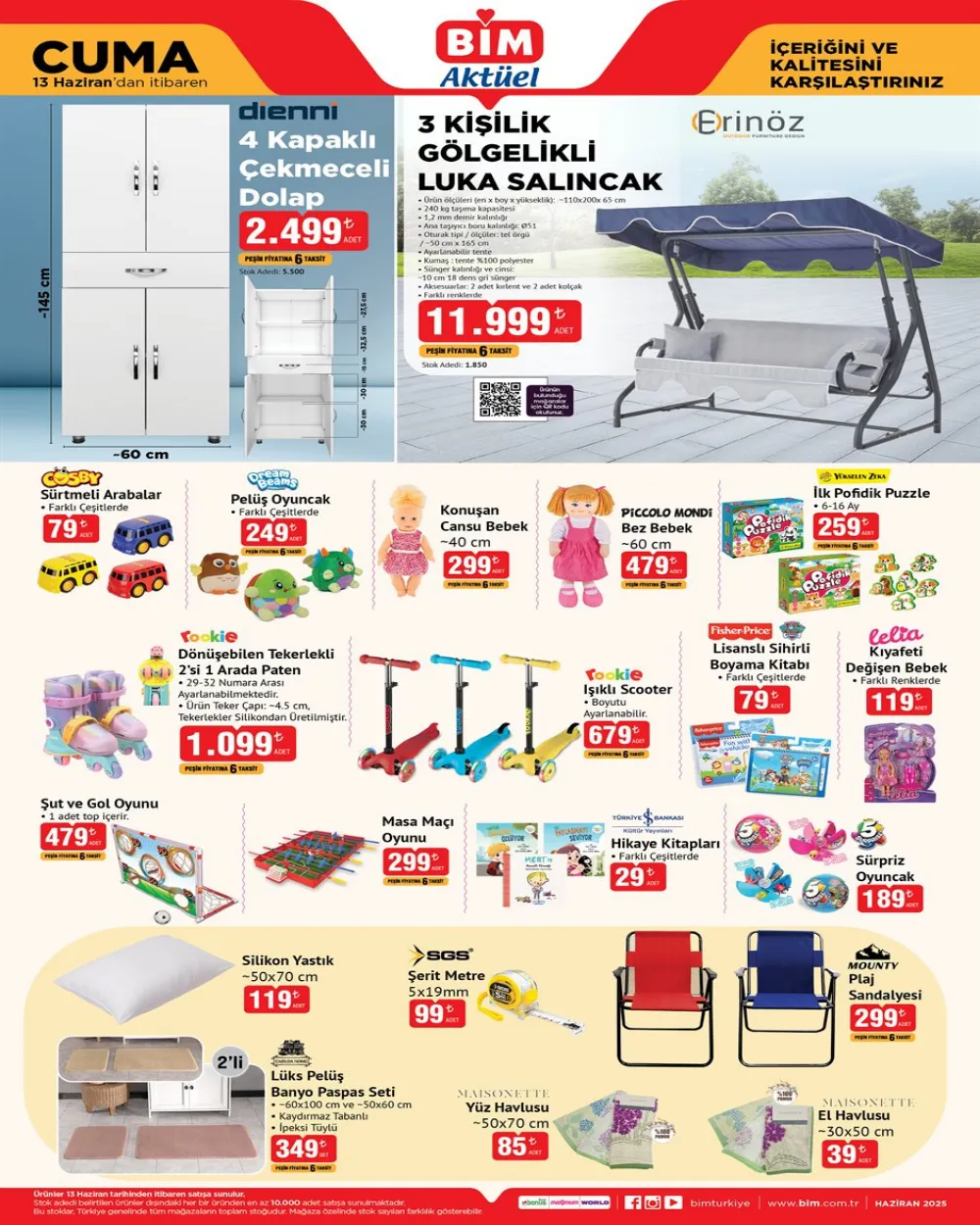 BİM'e Cuma günü Mini Buzdolabı geliyor! BİM 13 Haziran 2025 Cuma aktüel ürünler kataloğu yayımlandı!