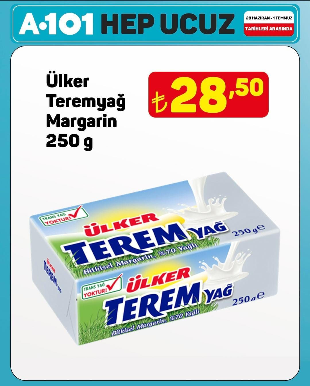 A101 market 28 Haziran-01 Temmuz 2025 indirim kataloğu yayımlandı! A101'e hangi ürünler geliyor?